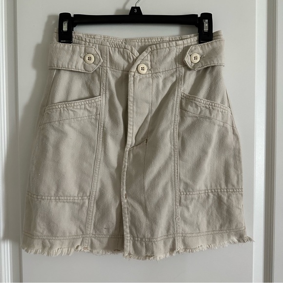Free People Tan Skirt Size 4 - Picture 4 of 7